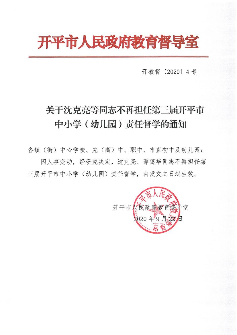 开教督〔2020〕4号关于沈克亮等同志不再担任第三届开平市中小学（幼儿园）责任督学的通知0000.jpg