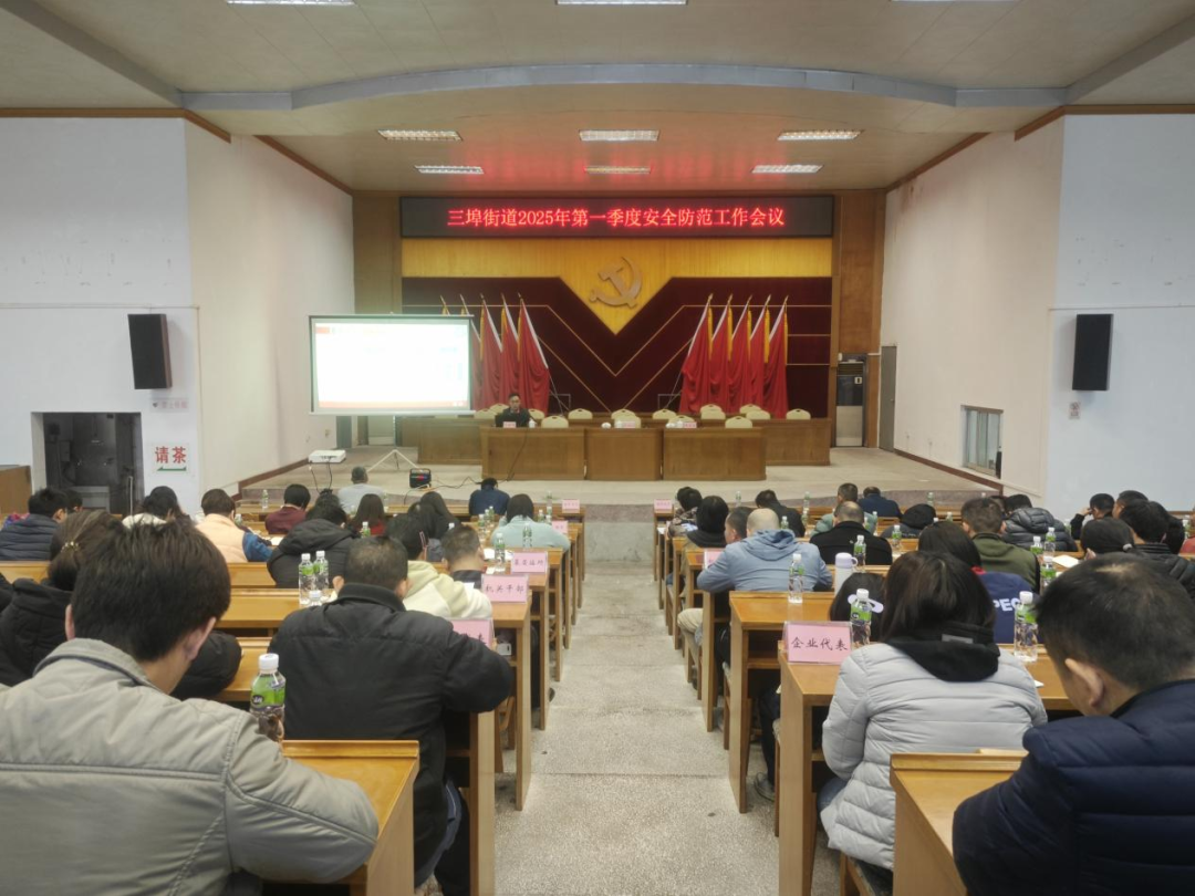 三埠街道召开2025年第一季度安全防范工作会议